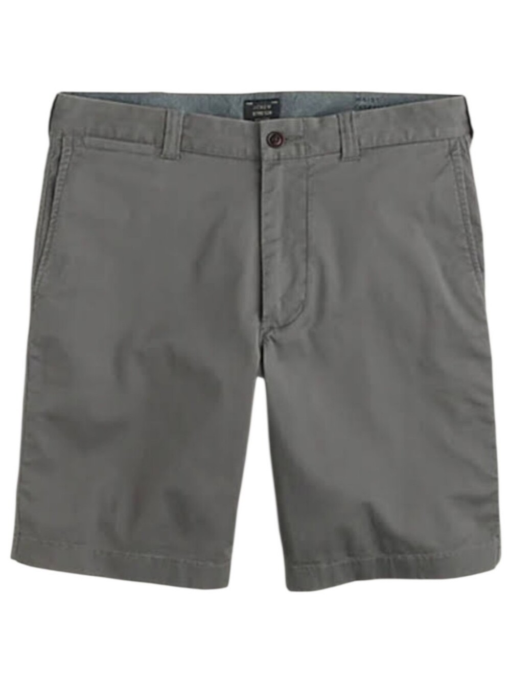 J.Crew Men's Gray Stretch Chino Shorts Size 36 9" Inseam Cotton Blend